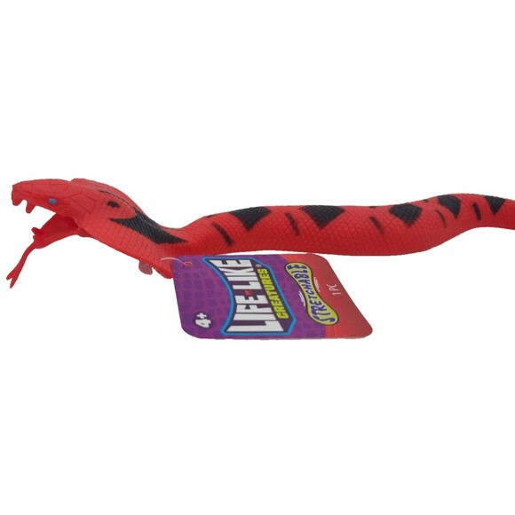 Cobra Snake Life-Like Imperial Squishy Ja-Ru Toy Figure Creatures Stretchable 4+ - Picture 4 of 16
